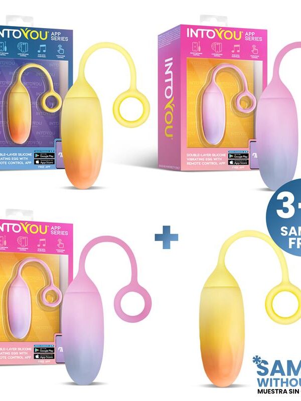Pack Surtido 3 + Muestra Huevo con App Silicona Doble Capa