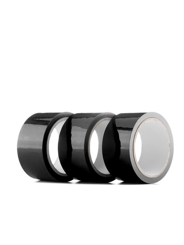 Shots Ouch! Pack de 3 de Cinta de Bondage Color Negro