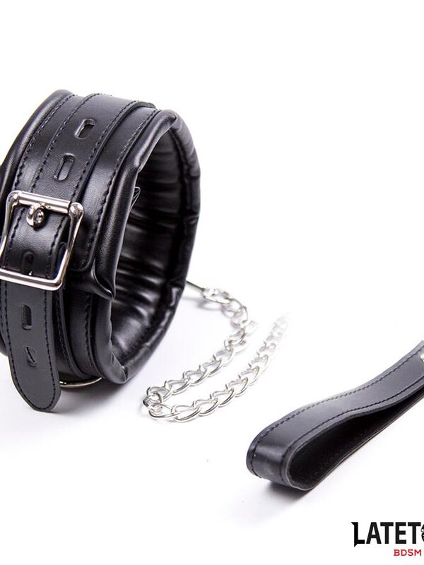 Collar Acolchado Grande con Correa