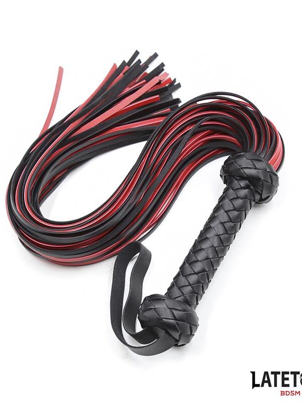 Flogger  65cm Negro y Rojo
