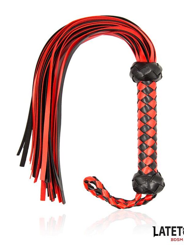 Flogger Rojo y Negro  50cm