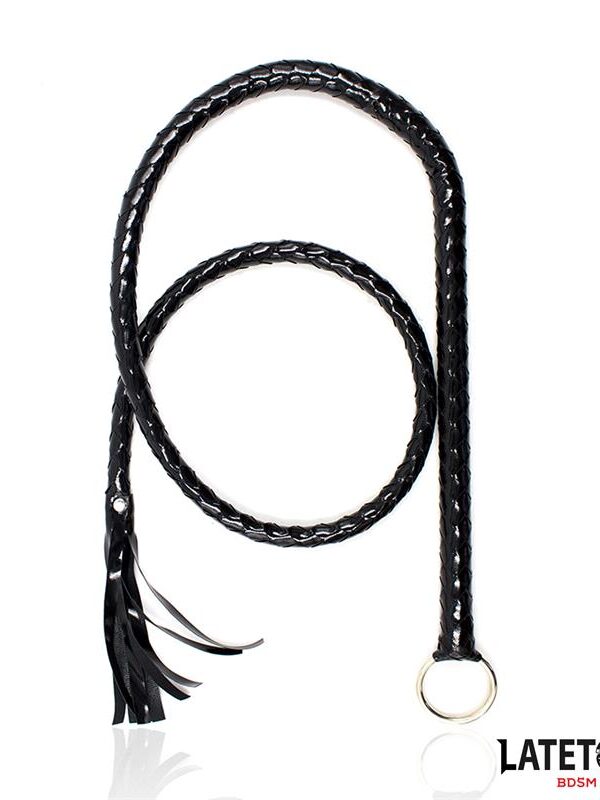 Látigo Negro Brillante 138cm
