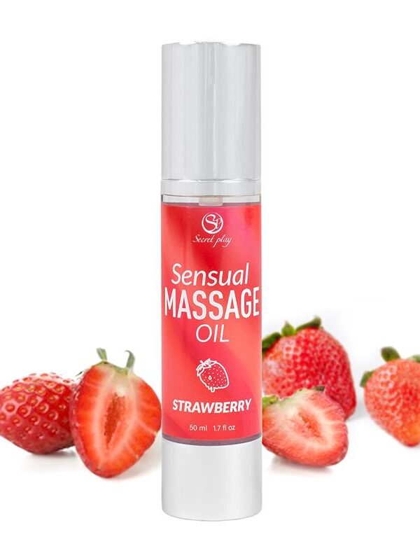 Aceite de Masaje Sensual Fresa 50 ml.