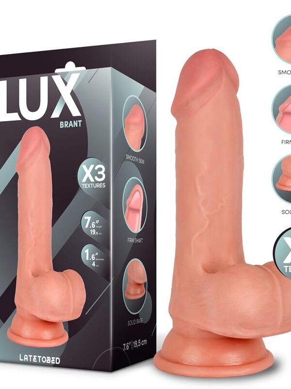 Brant Dildo Triple Densidad con Testículos 7.6
