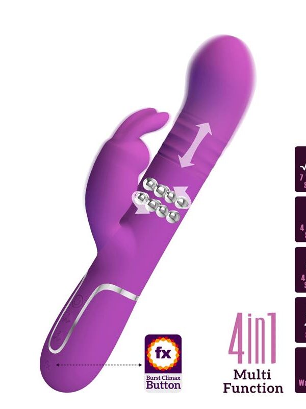 Coale Vibrador con Bolas Rotatorias y Up and Down