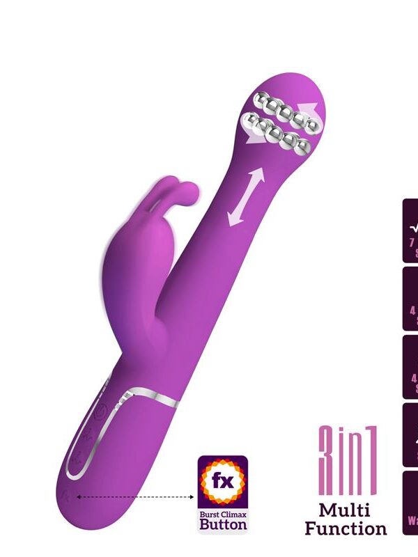 Dejon Vibrador con Thrusting y Rotación Twinkled