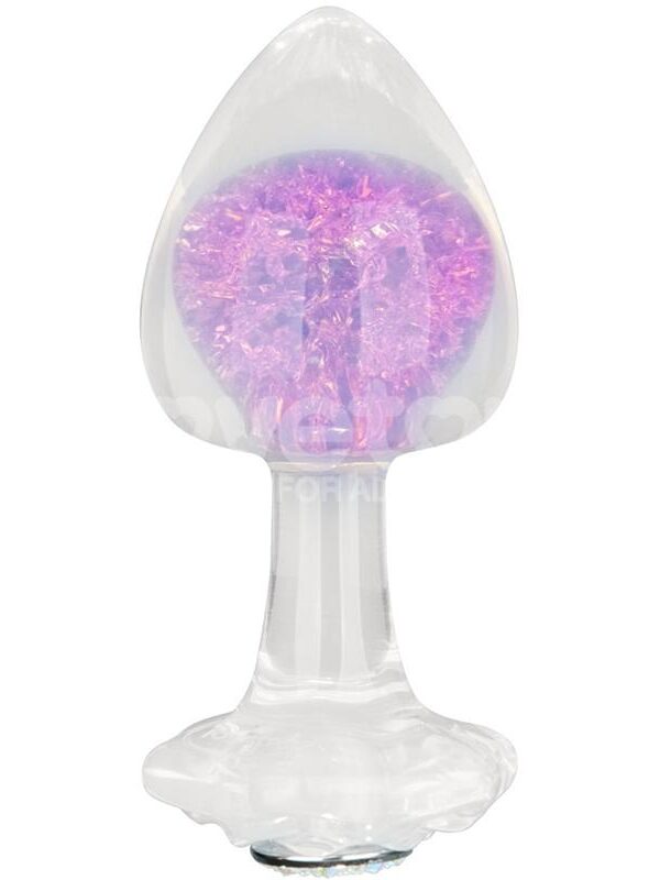Gemoria Plug Anal de Silicona con Esfera de Cristal
