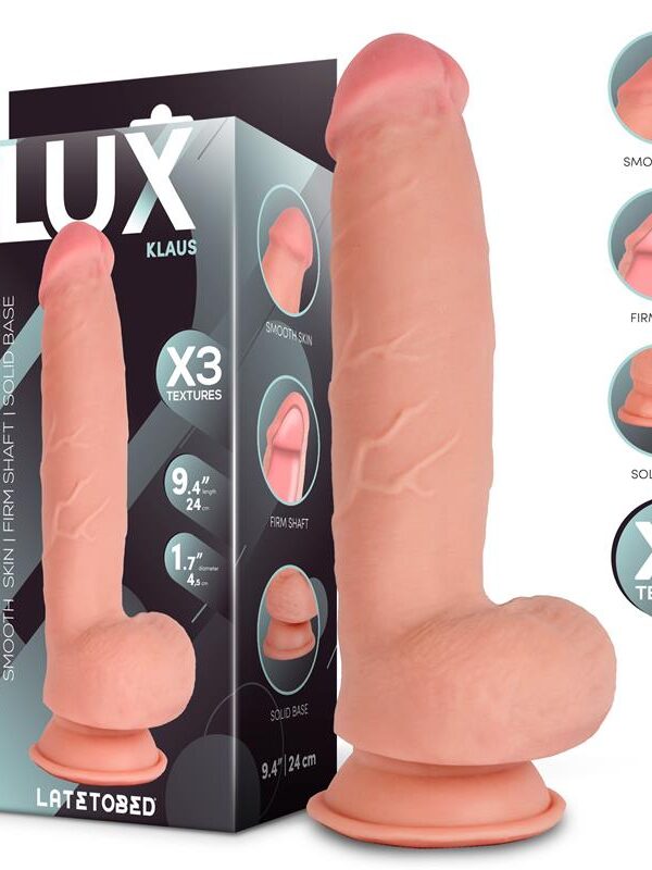Klaus Dildo Triple Densidad con Testículos 9.4