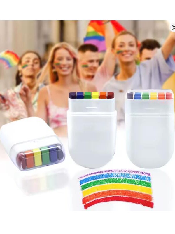 Pintacaras de Crayones LGBT