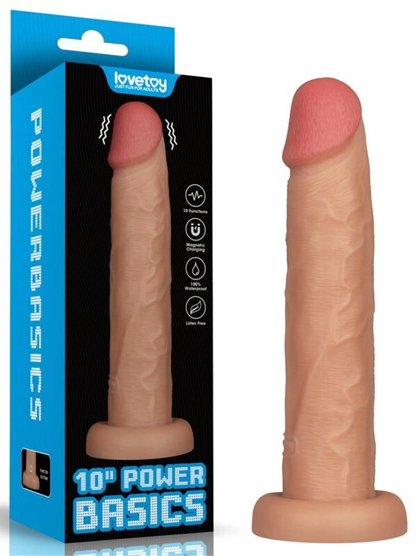 Power Basics Dildo con Vibración 10