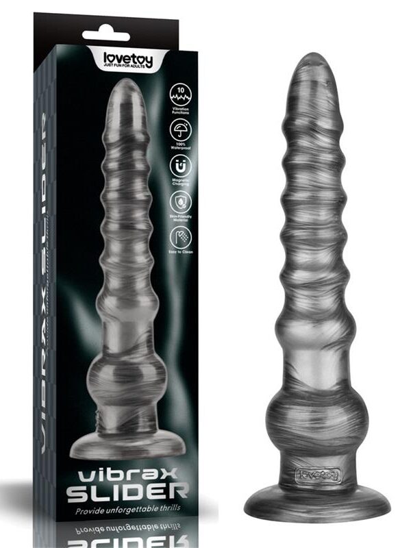 Vibrax Slider Dildo Anal con Vibración King Sized 12.5