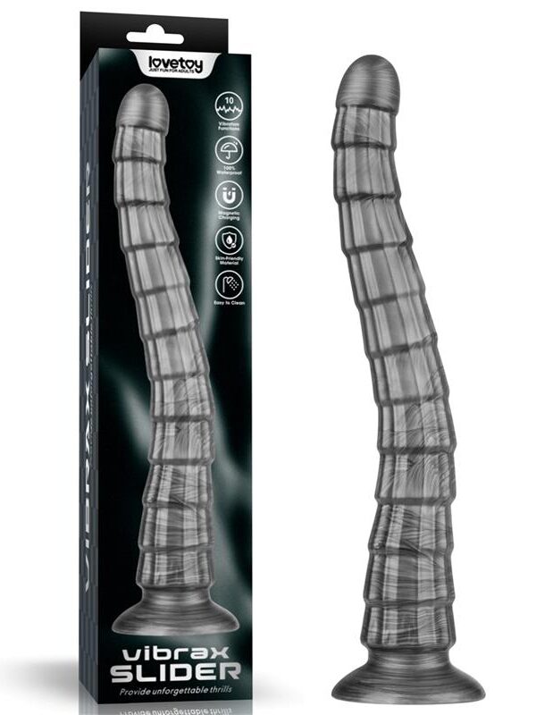 Vibrax Slider Dildo anal con Vibración King Sized 14.5