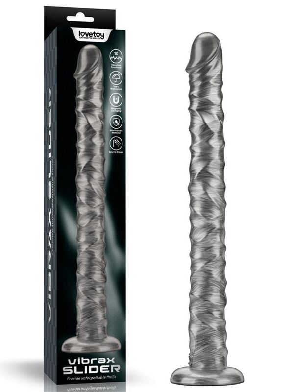 Vibrax Slider DIldo Anal con Vibración King Sized 16