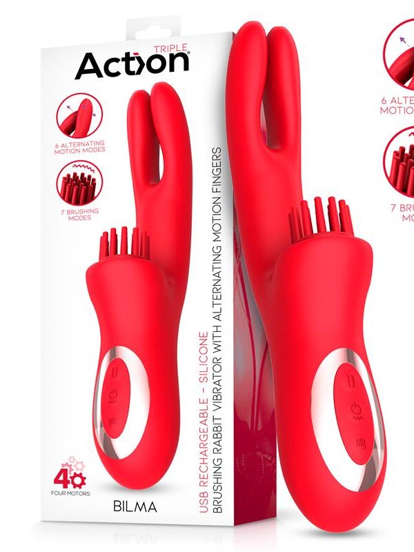 Bilma Vibrador con Movimientos Alternantes y Brushing 4 Motores