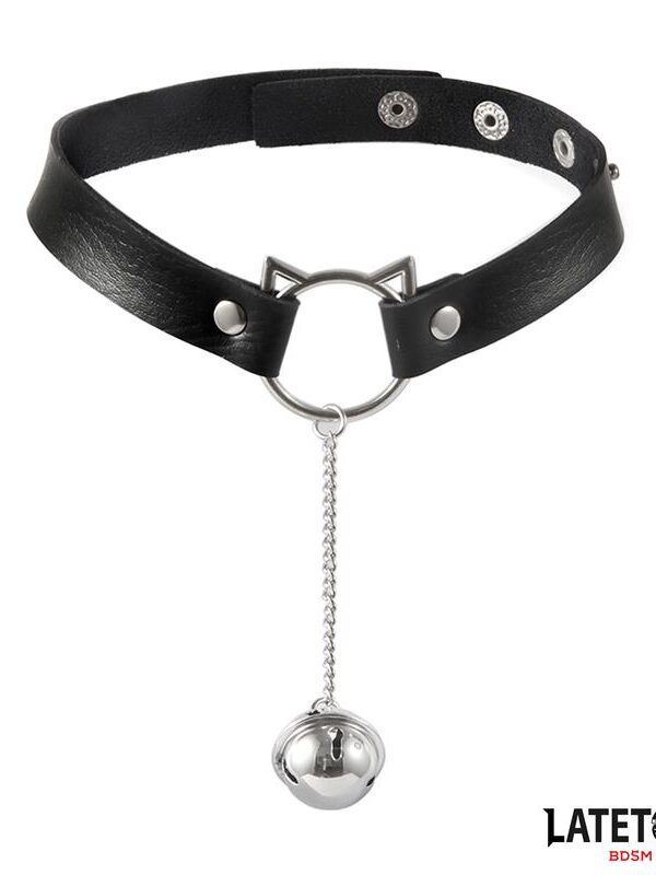 Choker con Aro con Orejitas y Cascabel