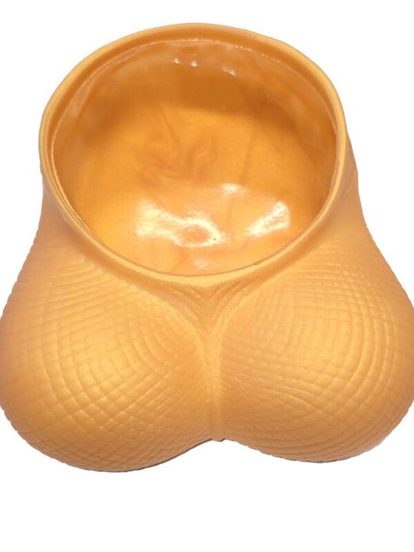 Cuenco Vacia Bolsillo Forma Testiculos Dorado