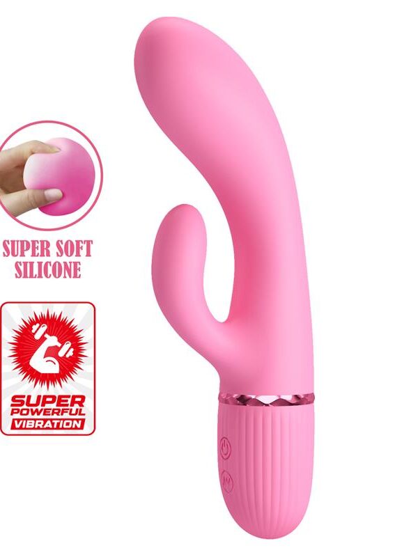 Marski Vibrador con Rabbit Punto G Rosa
