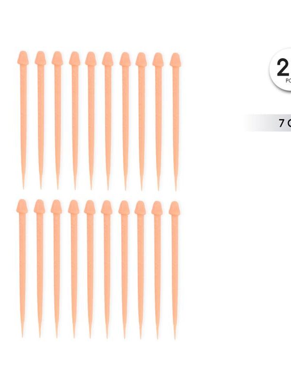Pinchos Forma de Pene 20 unidades