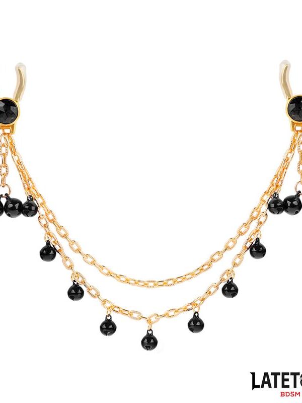 Pinzas para Pezones con Cadena y Cascabeles
