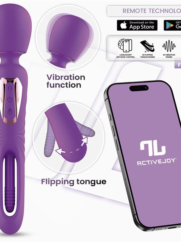 Salma Masajeador con Flipping Tongue y Vibración con App