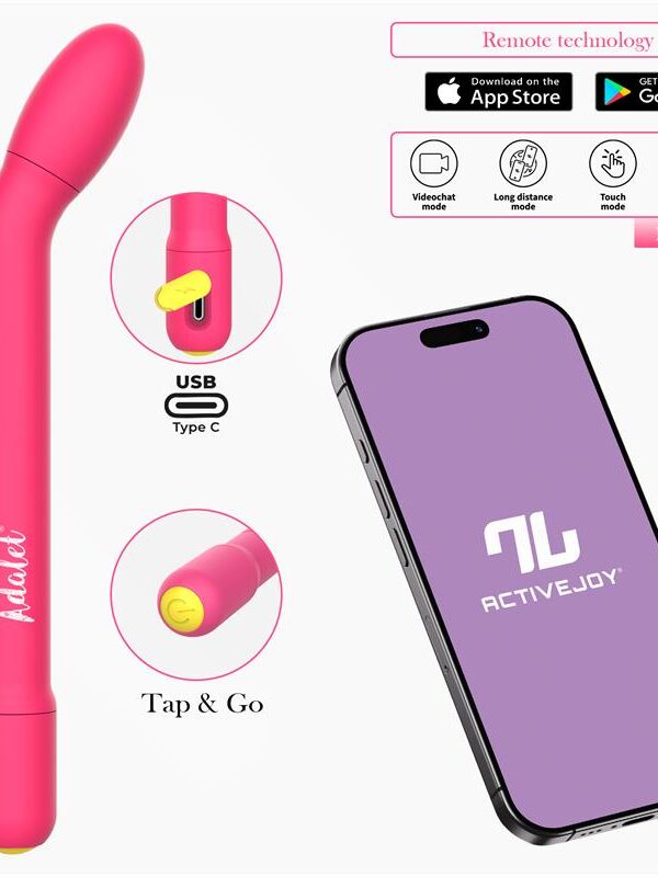 Gently Estimulador Punto G con APP Rosa