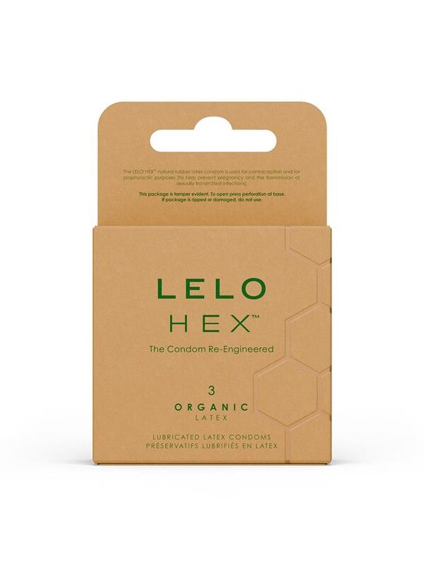 HEX Condoms Organic 3 unidades