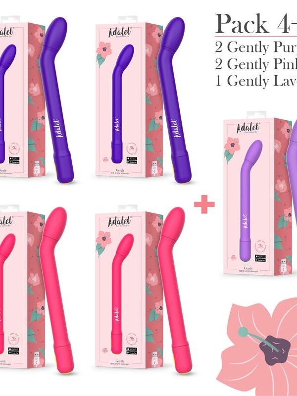 Pack 4 + 1 Gently Estimulador Punto G con APP
