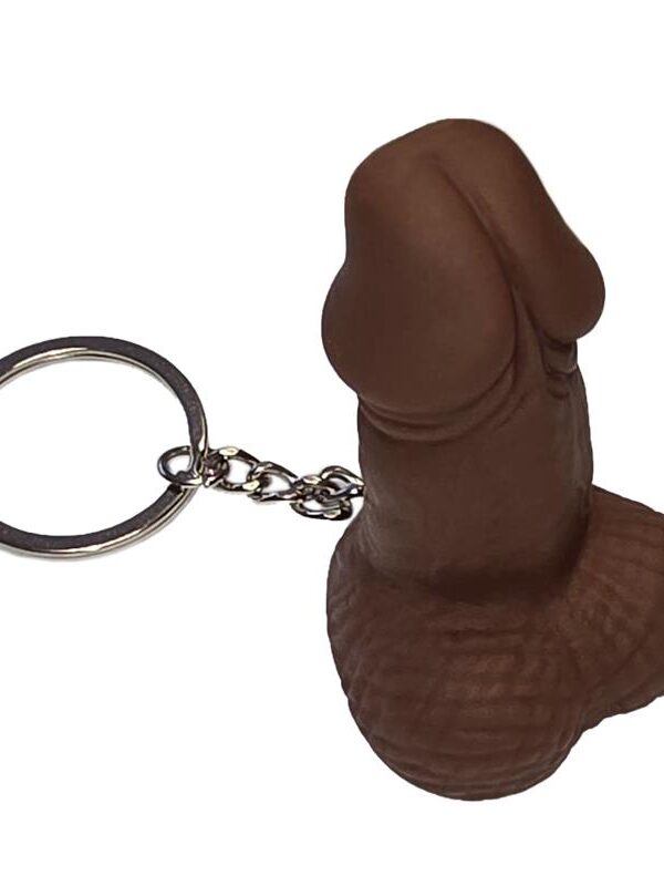 Llavero Silbato Forma de Pene Mulato