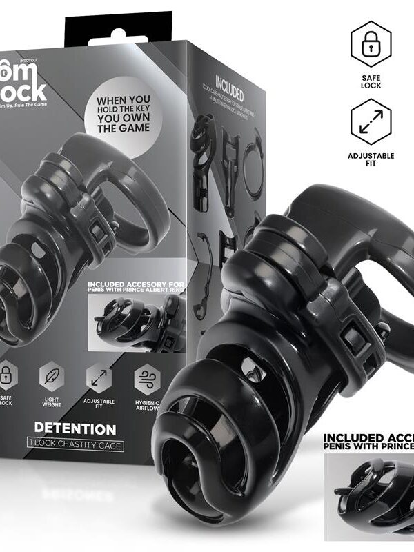 Detention Jaula para el Pene con Accesorio para Prince Albert