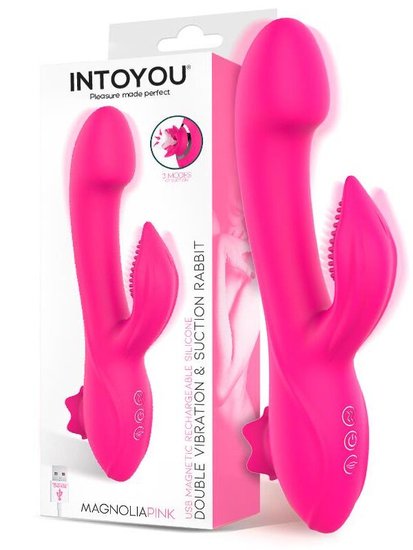 Magnoliapink Vibrador con Succión