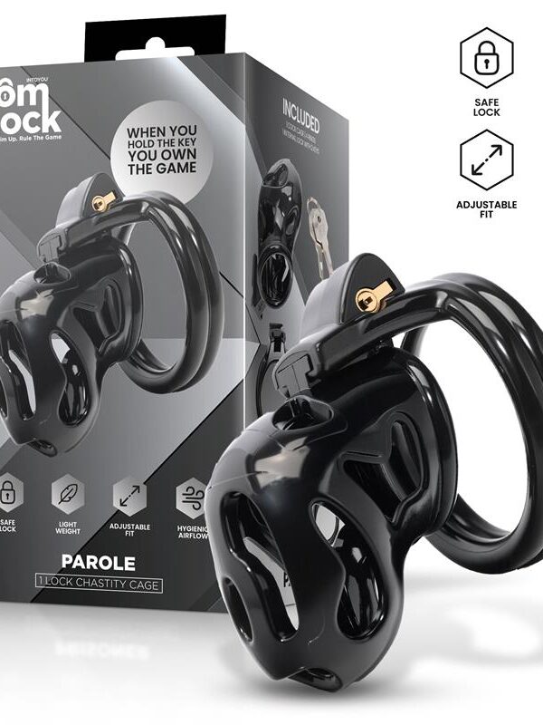 Parole Jaula para el Pene con Candado Interno